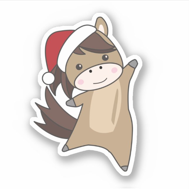 Horse Pony Christmas Snow Winter Animals Horses St (Front)