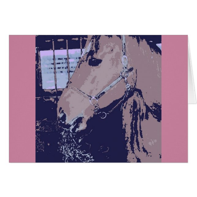 Horse Pop Art (Devant horizontal)