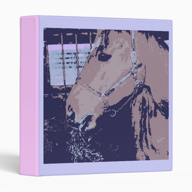 Horse Pop Art Binder (Front/Spine)