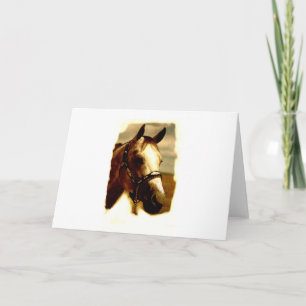 Horse Portrait Card