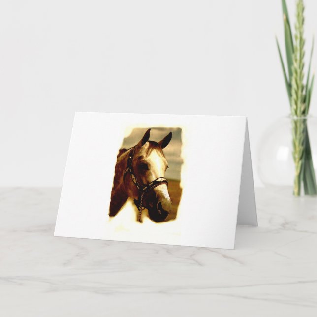 Horse Portrait Card (Front)