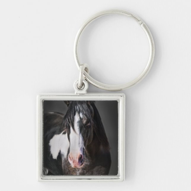 Horse Portrait II Keychain (Front)