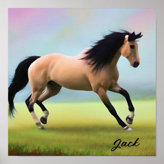 horse portrait poster