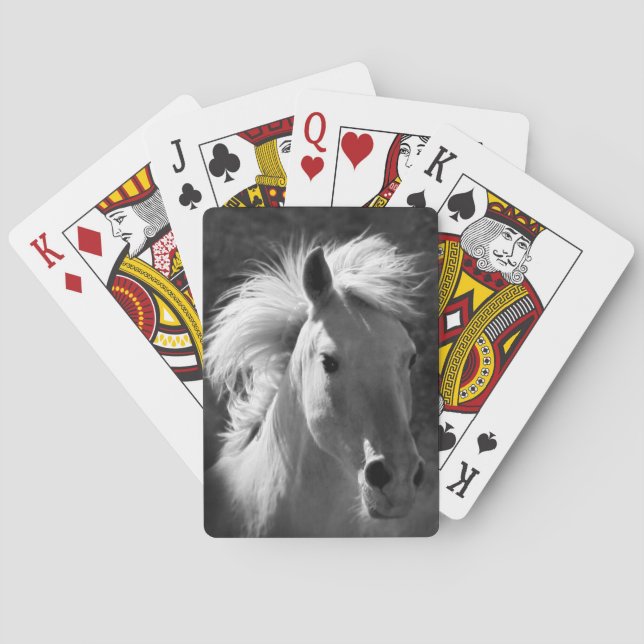 Horse Portrait V Playing Cards (Back)