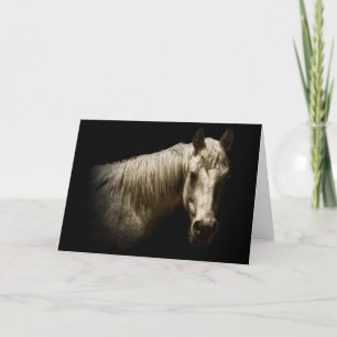 Horse Portrait VI Card