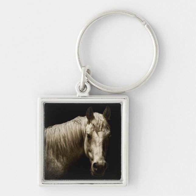 Horse Portrait VI Keychain (Front)