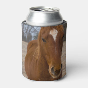 Horse Pose Can Cooler