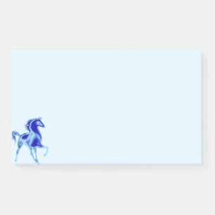 Horse Post it Notes - Blue