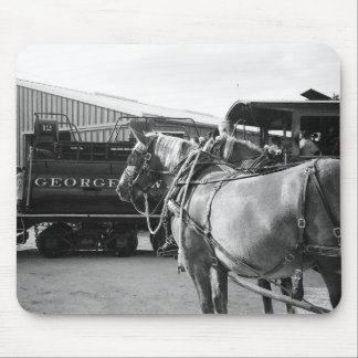 Horse Power and Steam Power Mouse Pad