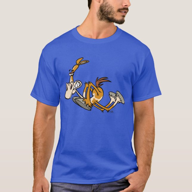 Horse Power cartoon T-Shirt (Front)
