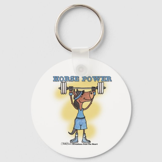 Horse Power Keychain (Front)
