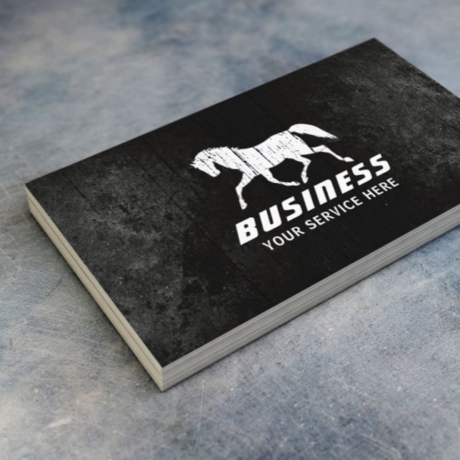 Horse Professional Business Card (Creator Uploaded)