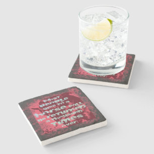 Horse Quote II - Stone Coaster
