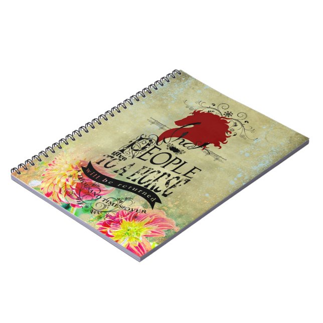 Horse Quote - Notebook (Left Side)