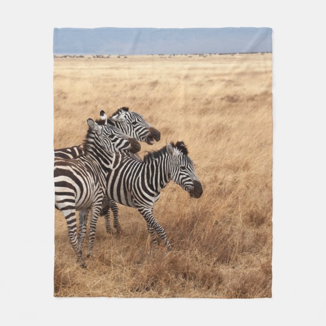 HORSE RACE FLEECE BLANKET (Front)