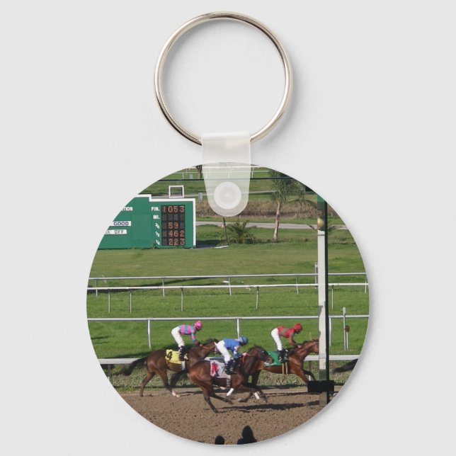 Horse Race Keychain (Front)