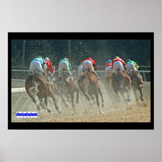 Horse Racing 001 Rear Mowat SpPh Poster