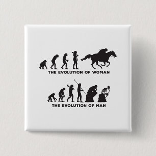 Horse Racing 2 Inch Square Button