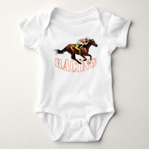 Horse Racing Baby Bodysuit