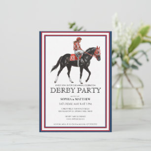 Horse Racing Derby Party Invitation Art