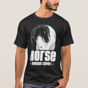 Horse Racing Expert Jokey Racer Derby Gallop For M T-Shirt