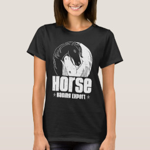 Horse Racing Expert Jokey Racer Derby Gallop For M T-Shirt