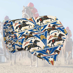 Horse Racing Faux Silk Prize Horse Gentleman's Tie