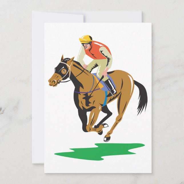Horse Racing Invitation (Front)
