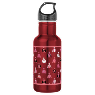 Horse Racing Jockey Pink Silks 532 Ml Water Bottle