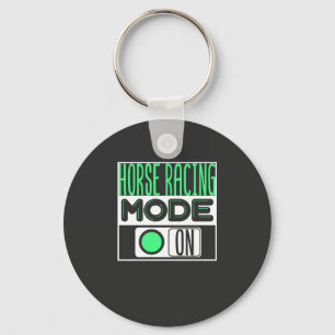 Horse Racing Keychain