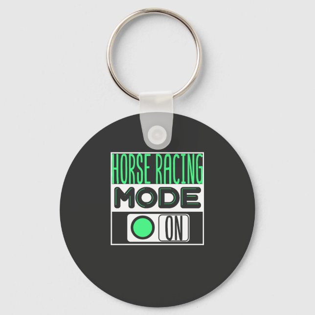 Horse Racing Keychain (Front)