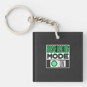 Horse Racing Keychain