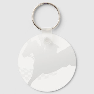 Horse Racing Keychain