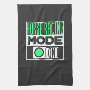 Horse Racing Kitchen Towel