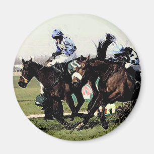Horse Racing Magnet