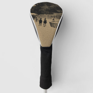 Horse Racing Muddy Track Grunge Golf Head Cover