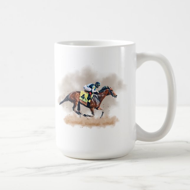 Horse Racing Mug (Right)