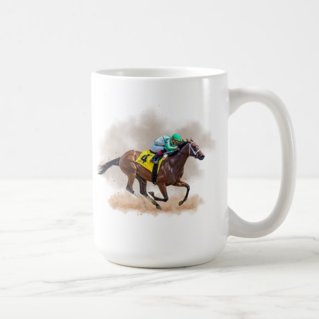 Horse Racing Mug (Right)