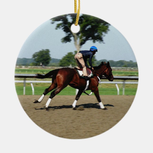 Horse Racing ornament (Front)