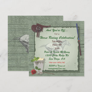 Horse Racing Party Invitation