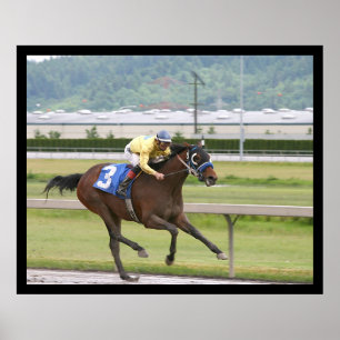 Horse racing poster