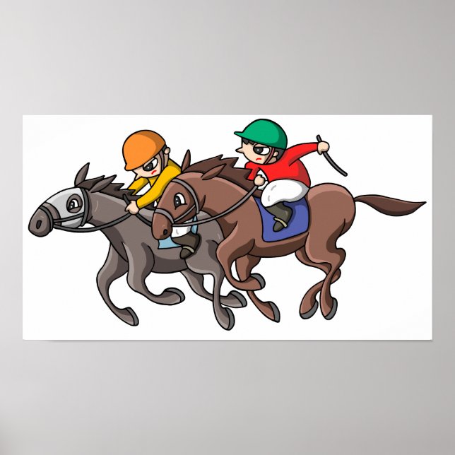 Horse racing. poster (Front)