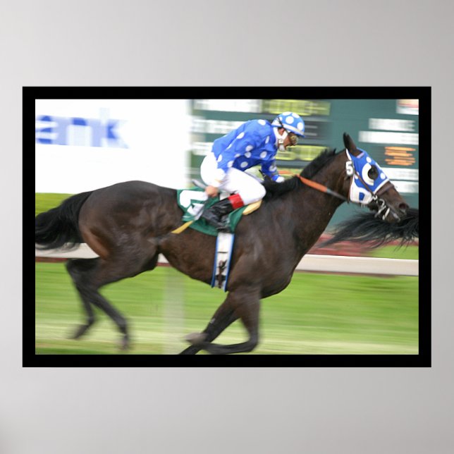 Horse racing poster (Front)