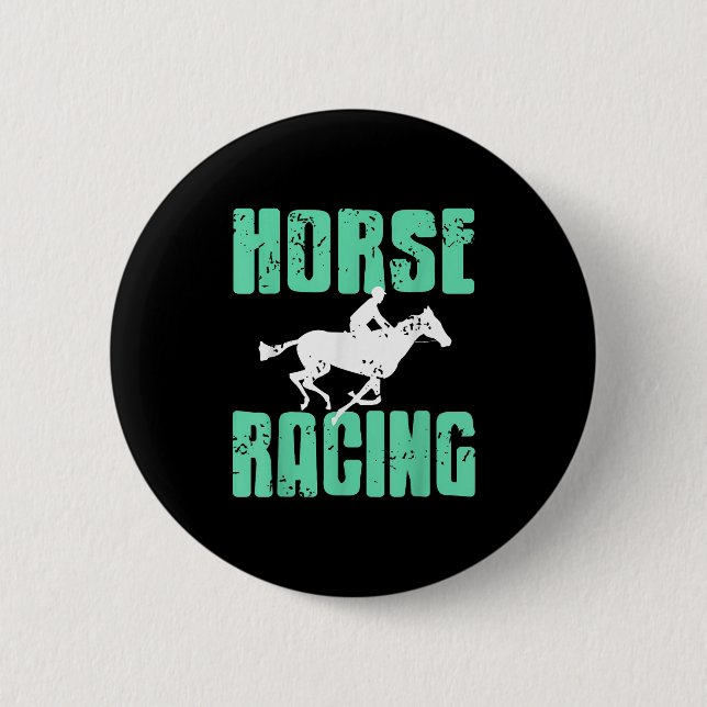 Horse Racing Srt Fanatics Speed And On  2 Inch Round Button (Front)