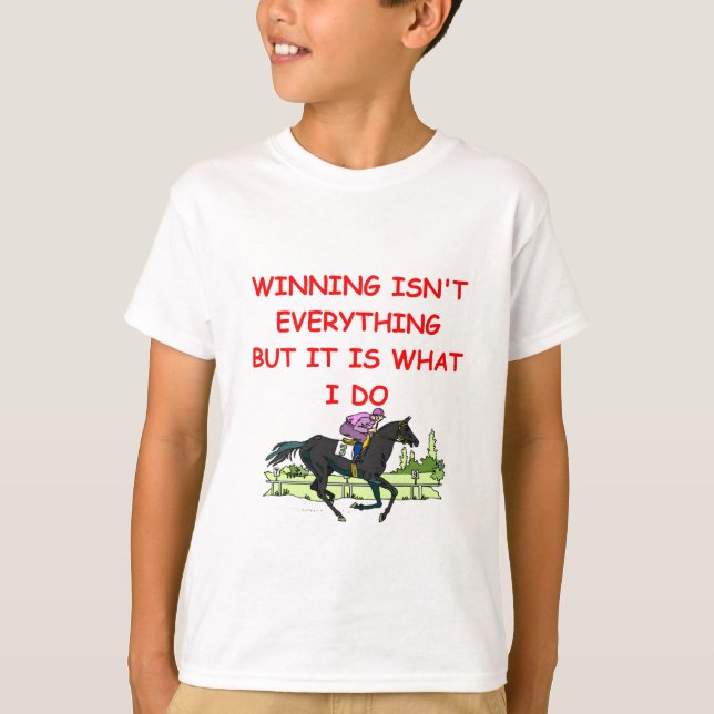 horse racing T-Shirt (Front)
