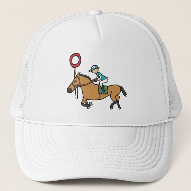 Horse Racing Trucker Hat (Front)