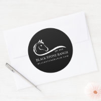 Horse ranch logo equestrian stable branding