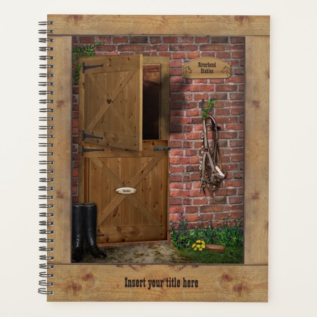 Horse Ranch Planner with your title (Front)
