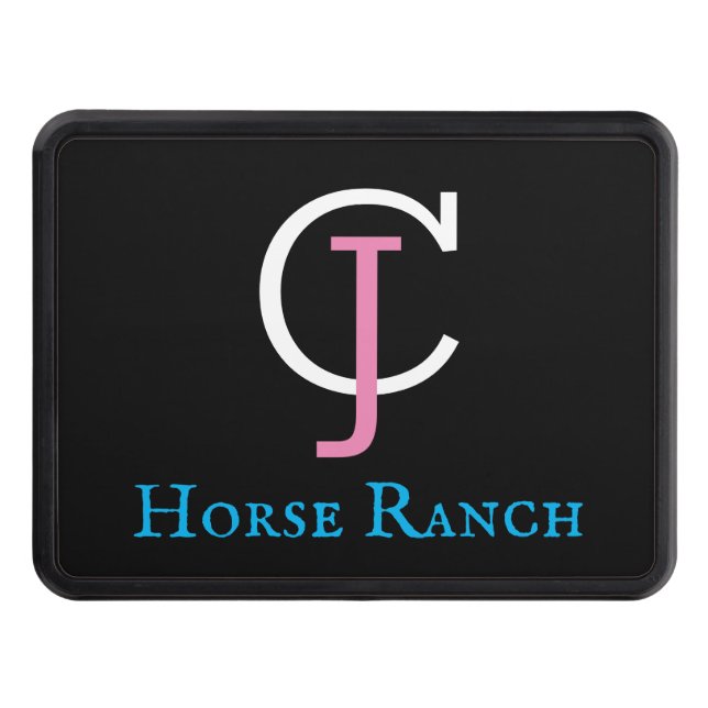 Horse Ranch Trailer Hitch Cover (Front)