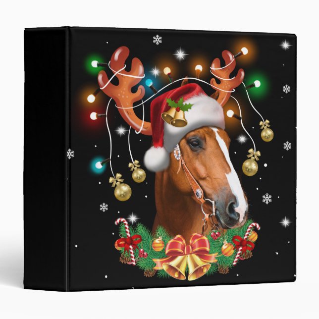 Horse Reindeer Binder (Front/Spine)